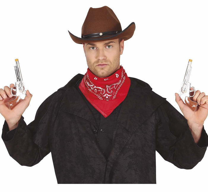 Zilveren Nep Geweer 20cm