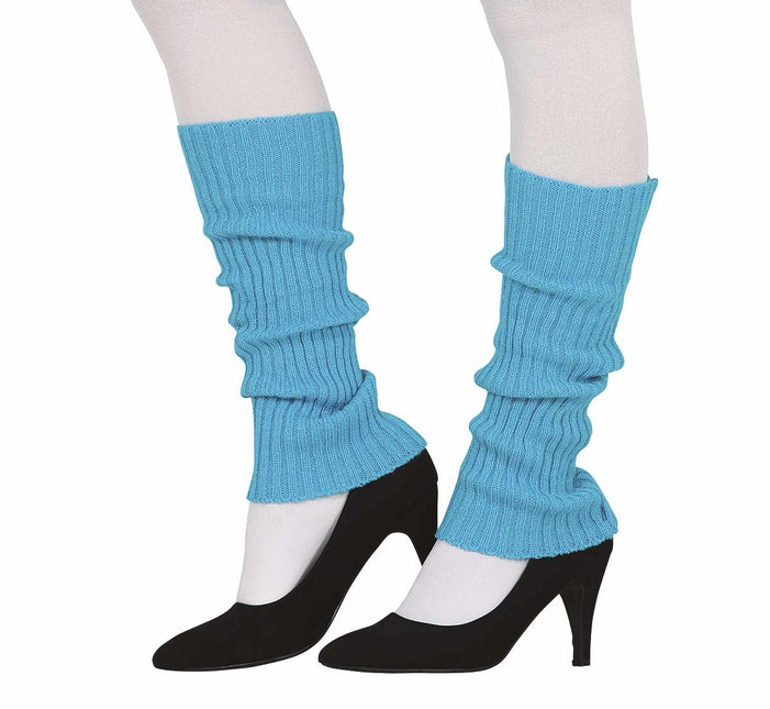 Lichtblauwe Beenwarmers