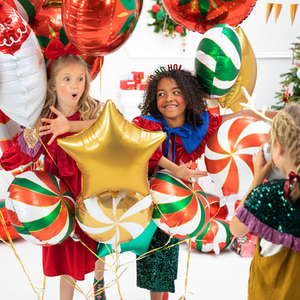 Helium Ballon Ster Goud Leeg 48cm