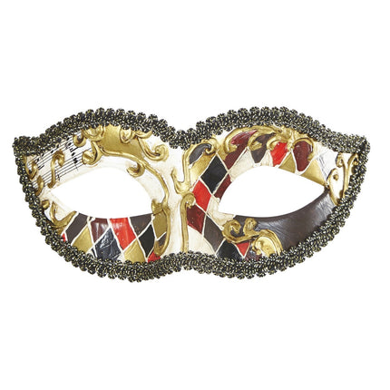 Zwart Gouden Oogmasker