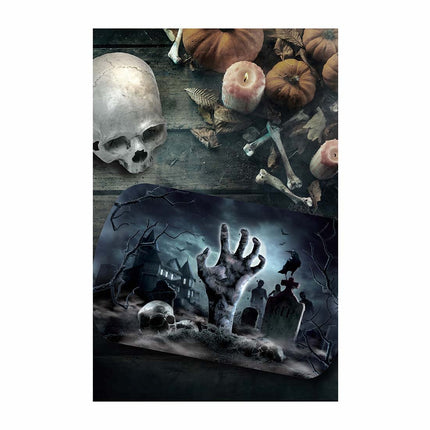 Halloween Dienblad Kerkhof 29cm