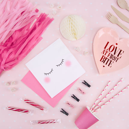 Servetten Gezichtje 33cm 20st