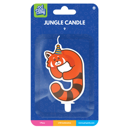 Kaars 9 Jaar Wasbeer