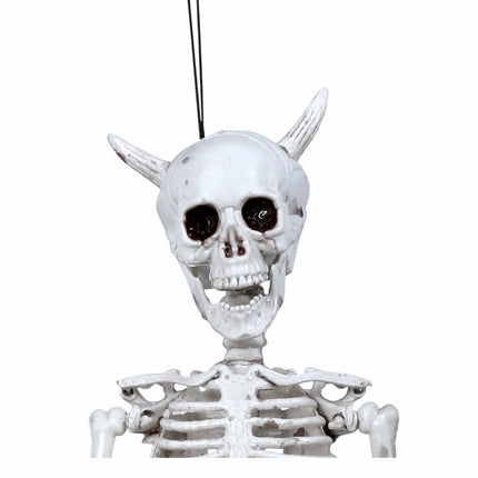 Halloween Hangdecoratie Duivel Skelet 40cm