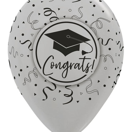 Ballonnen Congrats Graduation Mix 30cm 25st