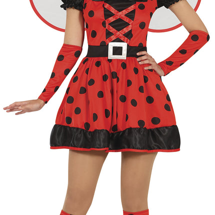 Jurk Dames Lieveheersbeestje