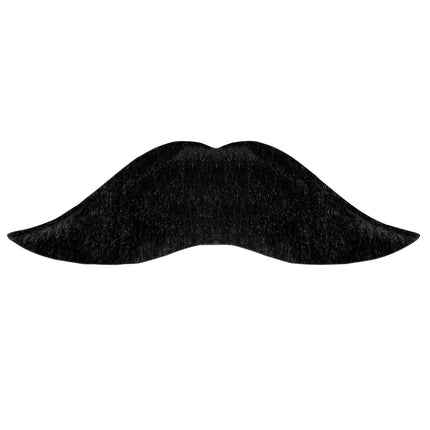 Zwarte Nep Snor Groot