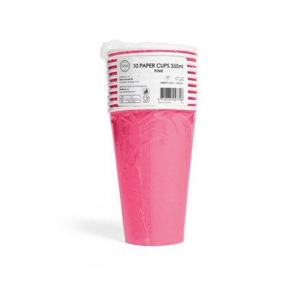 Fuchsia Bekers Papier 210ml 14st
