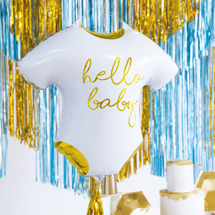 Helium Ballon Romper Hello Baby Leeg 45cm