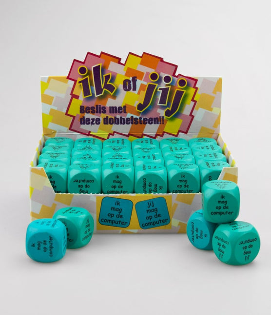 Dobbelsteen Ik Jij Mag Computeren 2,5cm