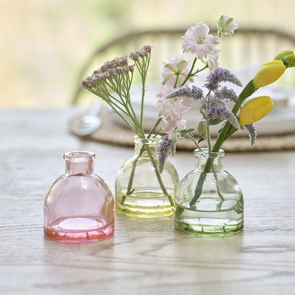 Gekleurde Tafeldecoratie Glas 3st