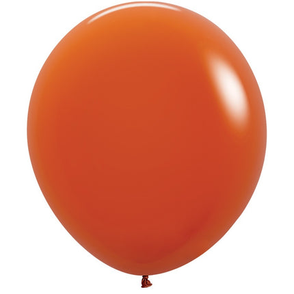 Ballonnen Sunset Orange 45cm 25st