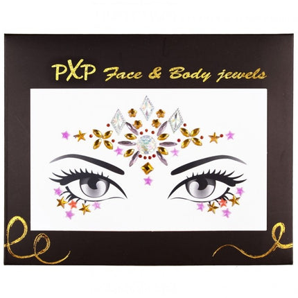 PXP Gezicht Sticker Face Jewels Princess Star