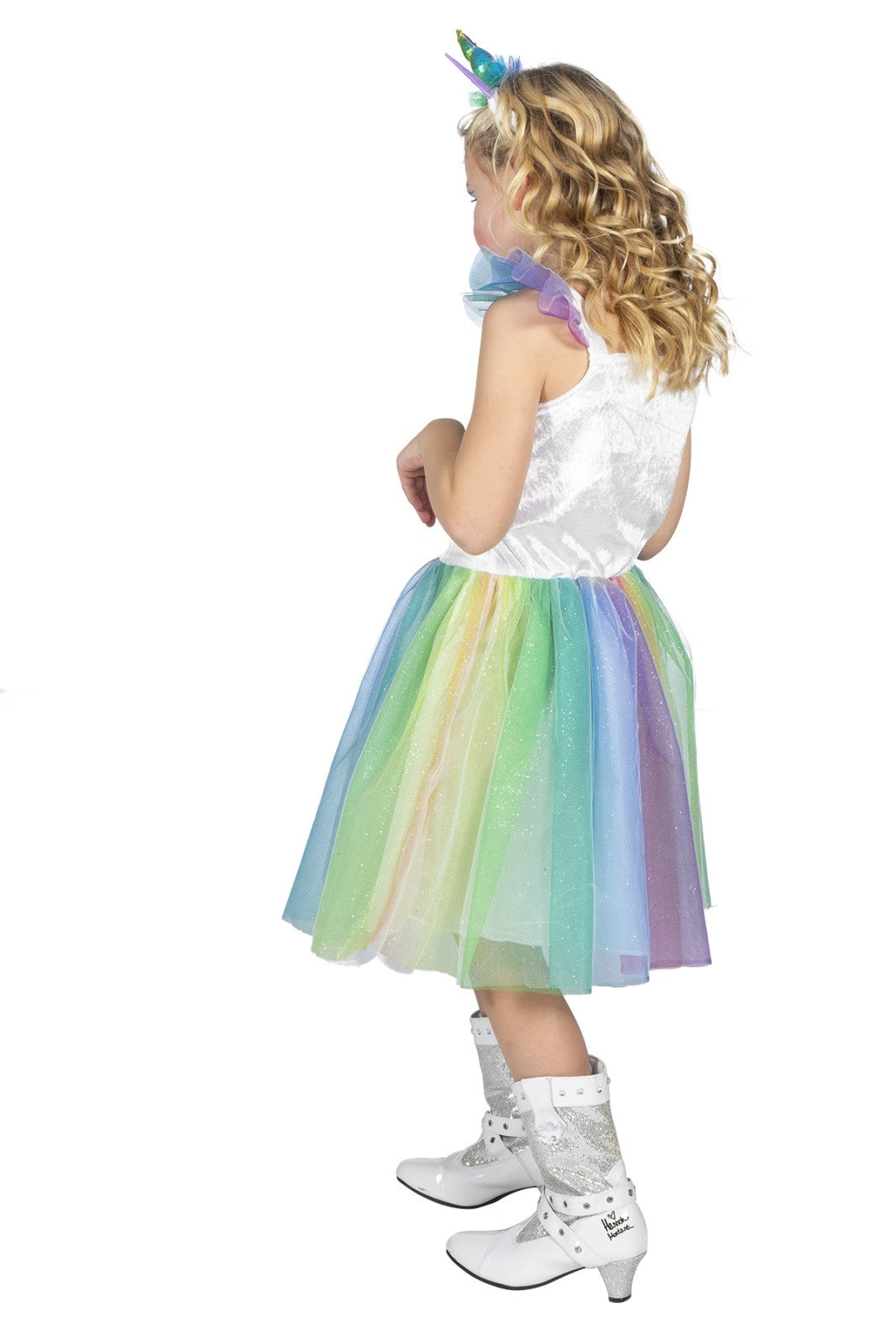 Unicorn Jurk Regenboog Meisje – Partywinkel - Main Image