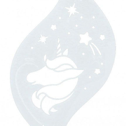 Unicorn Make Up Sjabloon Sterren