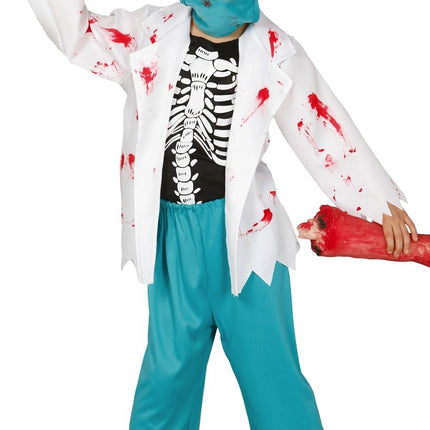 Dokter Halloween Kostuum Kind zombie
