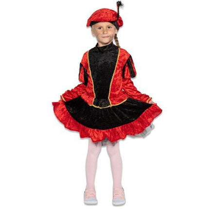 Pietenpak Kind Jurk Met Petticoat Rood