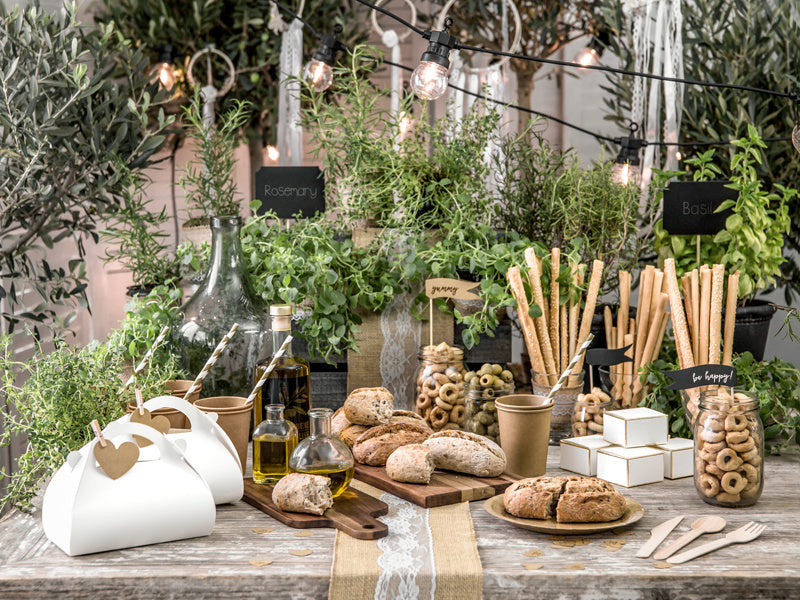 Taartoppers Schrijfbaar Zwart 11cm 4st