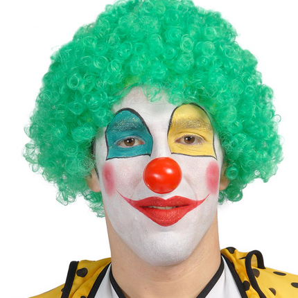 Groene Pruik Krullen