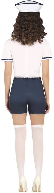Kostuum Blauw Wit Dames Matroos