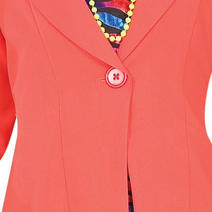 Neon 80S Kostuum Regenboog Dames