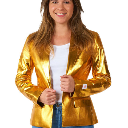 Goud Blazer Dames OppoSuits