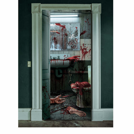 Halloween Deurposter Ledematen 1,8m