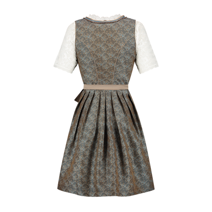 Groene Dirndl Jurk Oktoberfest Dames Jaquard