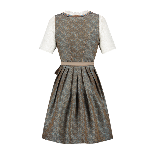 Groene Dirndl Jurk Oktoberfest Dames Jaquard