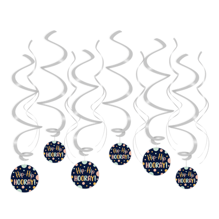 Happy Birthday Hangdecoratie Hip Hip Hooray 70cm