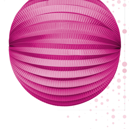 Fuchsia Lampion 25cm