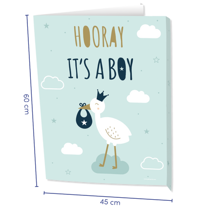 Window signs Newborn baby boy 60cm