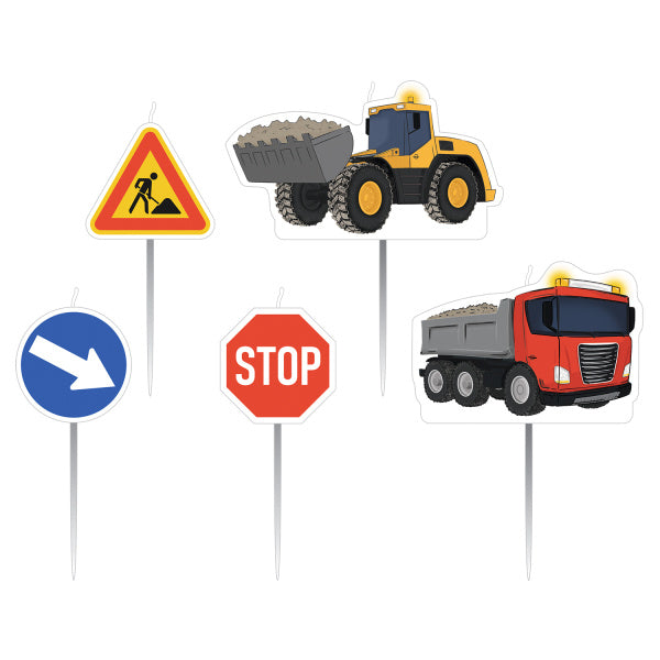 Kaarsen Bouw 6cm 5st