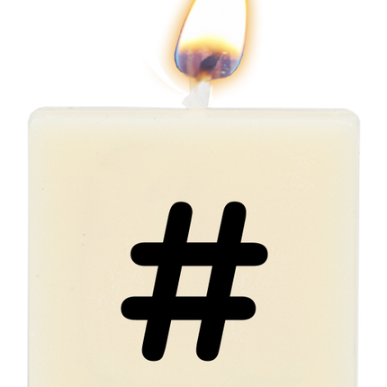 Letter Kaarsje # 4cm