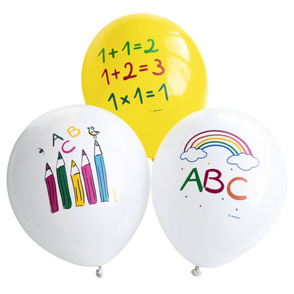 Back To School Ballonnen 27,5cm 6st