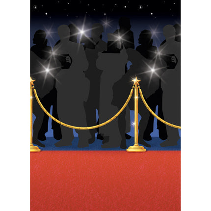 Hollywood Wanddecoratie Rode Loper 12,2m