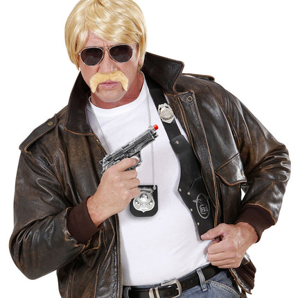 Grijze Nep Pistool 19cm