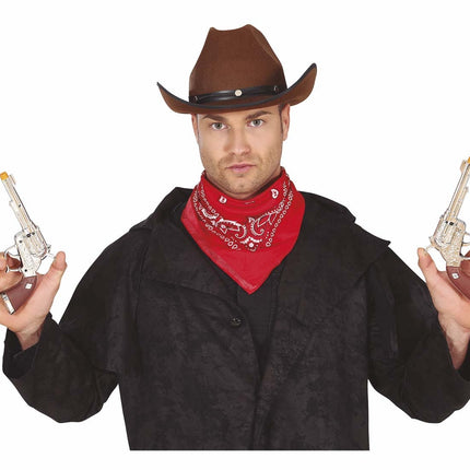 Zilveren Nep Geweer 25cm