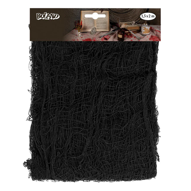 Halloween Zwart Kleed 1,83m