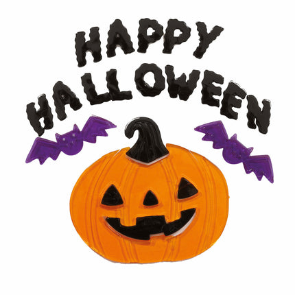 Halloween Raamdecoratie Happy Halloween