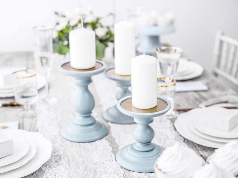 Stompkaars Wit 12cm 6st