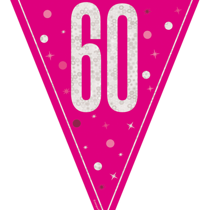 60 Jaar Slinger Roze 2,5m