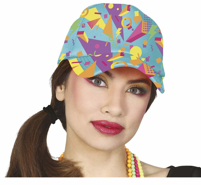 Blauwe Jaren 80 Pet Neon