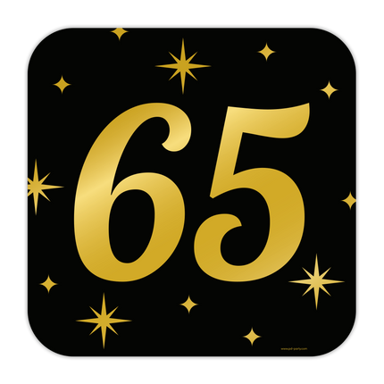 Deurbord 65 Jaar 50cm