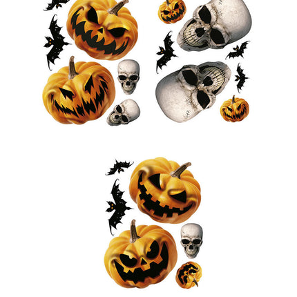 Halloween Raamdecoratie Skeletten