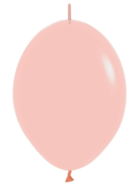 Ballonnen Pastel Matte Melon 30cm 50st