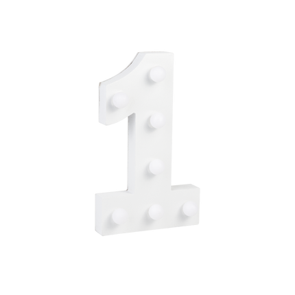 1 Licht Cijfer 16,5cm