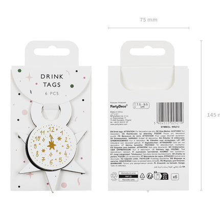 Oud En Nieuw Drinklabels 6st