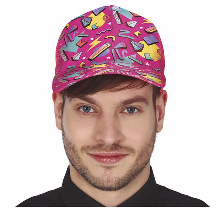 Roze Jaren 80 Pet Neon