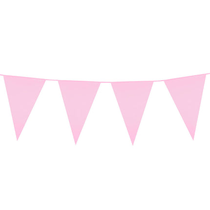 Lichtroze Slinger Groot 10m